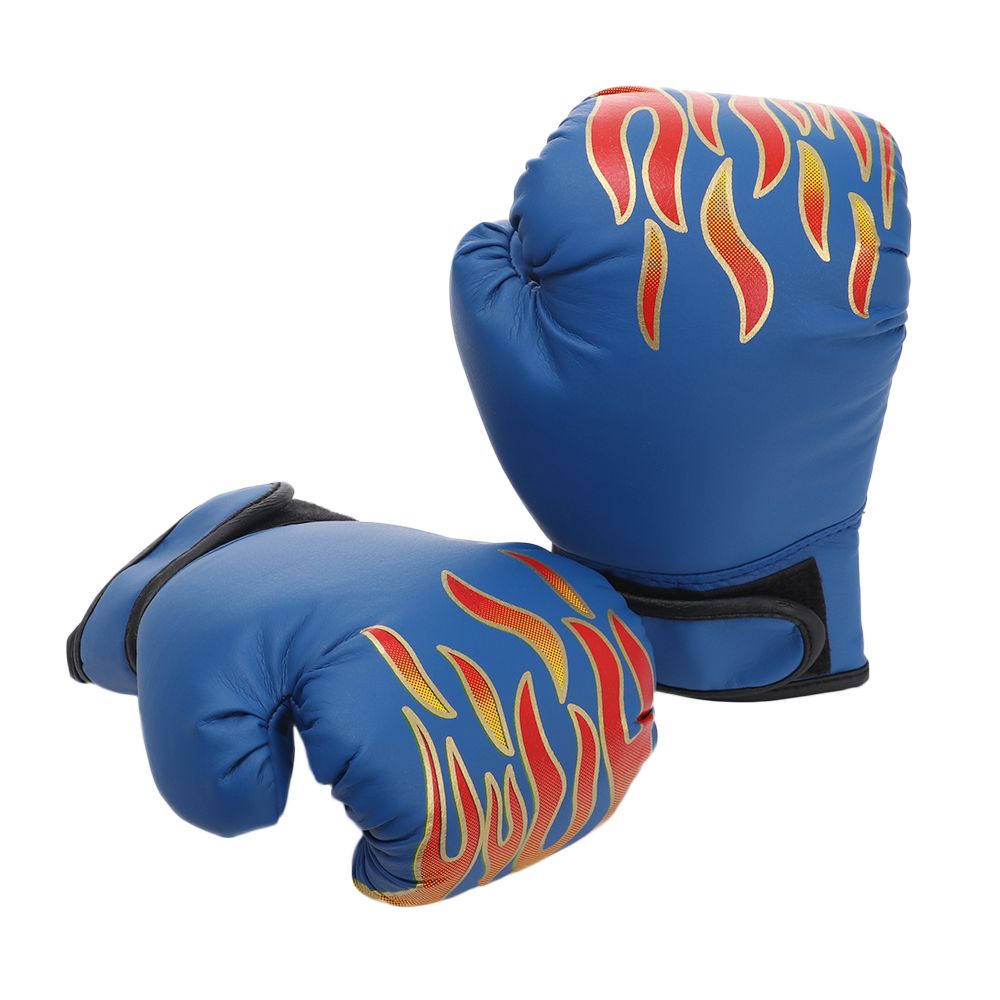 MIEELAA Mới Trẻ em Lưới thoáng khí Sanda Boxing Thể thao Thiết bị đấm bốc Đấm Da PU Găng tay đấm bốc