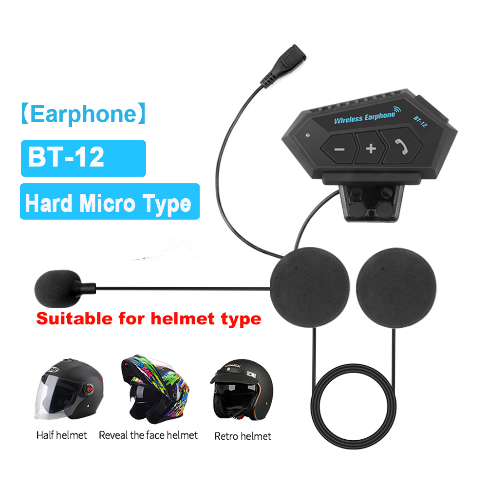 Motorcycle Helmet Bluetooth 5.0+CSR Headset Long Standby Time
