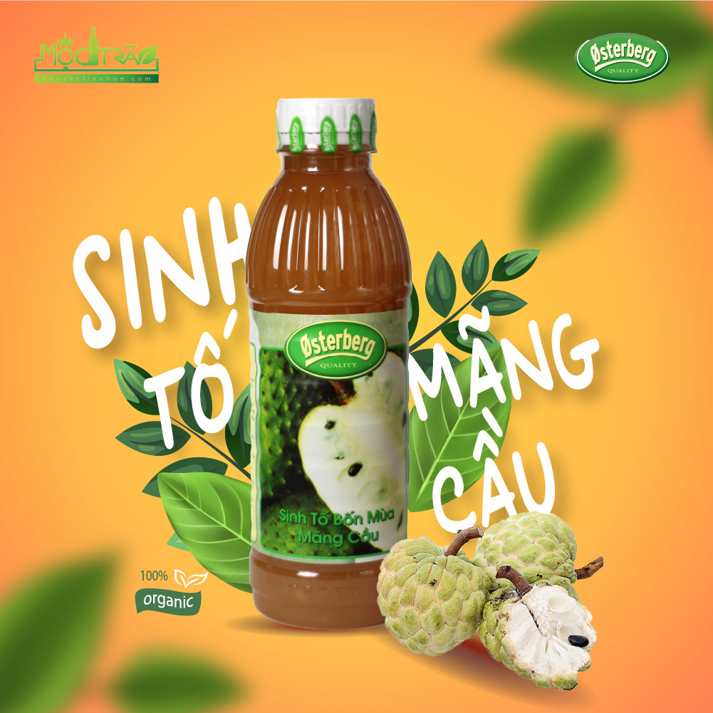 Sinh tố Osterberg Chai 1L (Đủ Mùi)