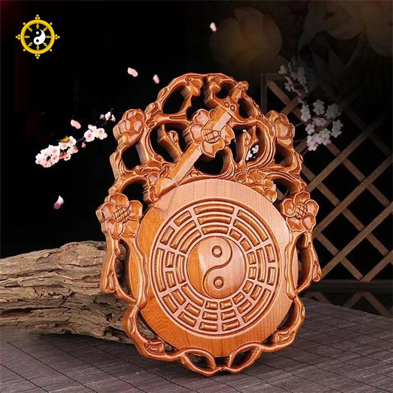[HCM]Móc chìa khóa gỗ đào thiên nhiên