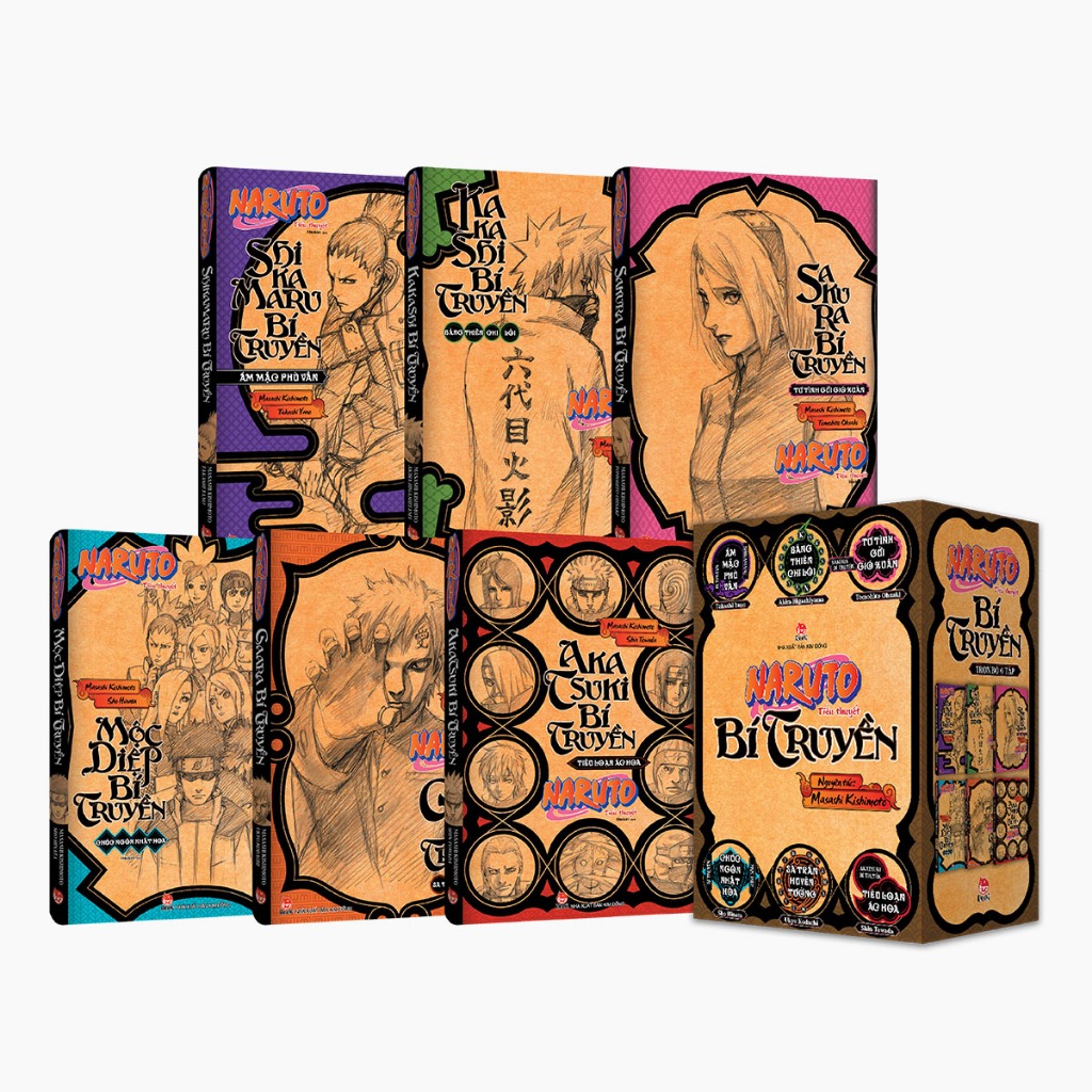 Truyện - Tiểu thuyết Naruto Bí Truyền (6 Tập)