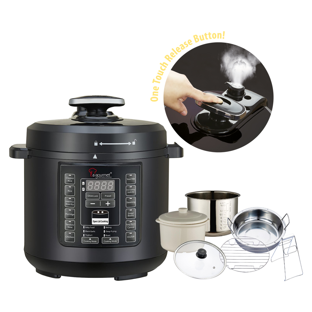 La gourmet best sale electric pressure cooker