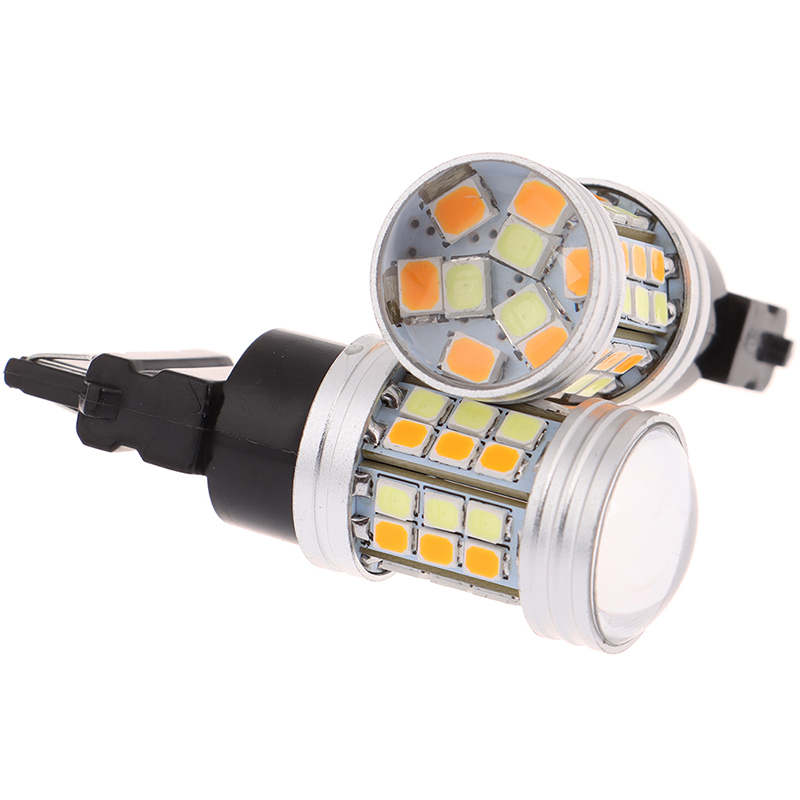 2Pcs%203157%20LED%20Amber%20White%20Rear%20Turn%20Signal%20Parking%20High%20Power%20Light%20Bulbs%20-%20Image%203