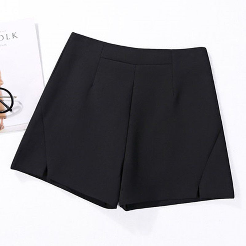 Women Casual Office Shorts High Waist Aline Pants Outwear Short Pants