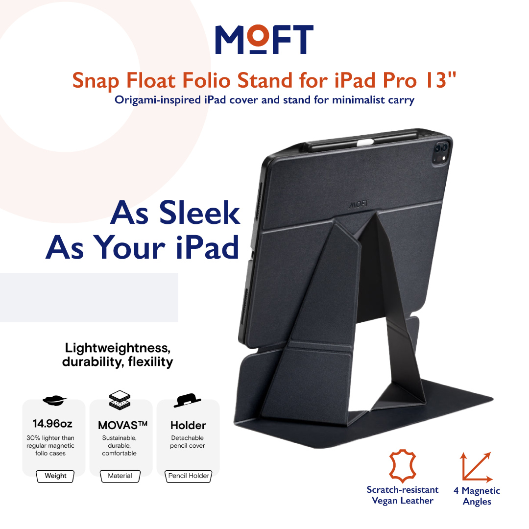 Moft Float Folio Case for iPad Pro 13
