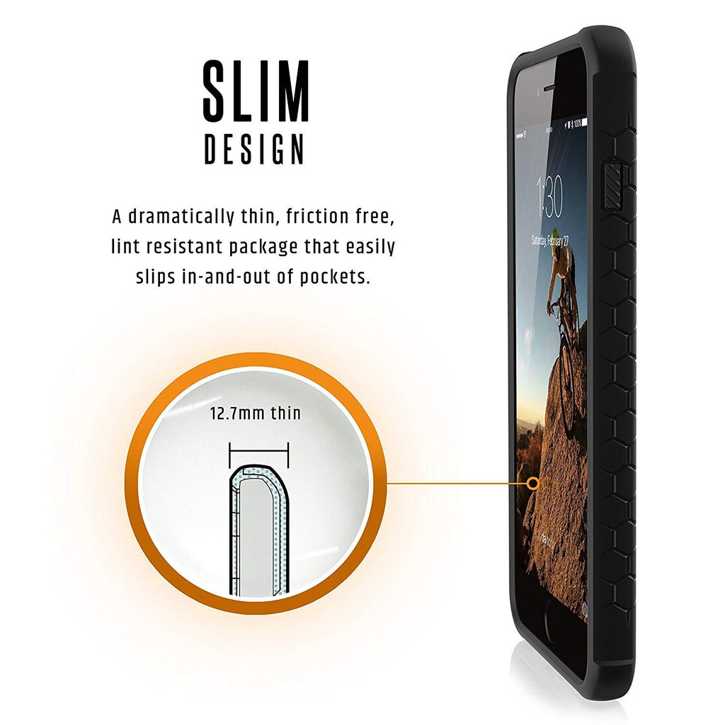 UAG Ốp lưng iphone 8 Plus / Ốp lưng iphone 7 Plus / Ốp lưng iphone 6 Plus / Ốp lưng iphone 6s Plus Cover Monarch with Rugged Lightweight Slim Shockproof Protective Ốp lưng iphone Casing