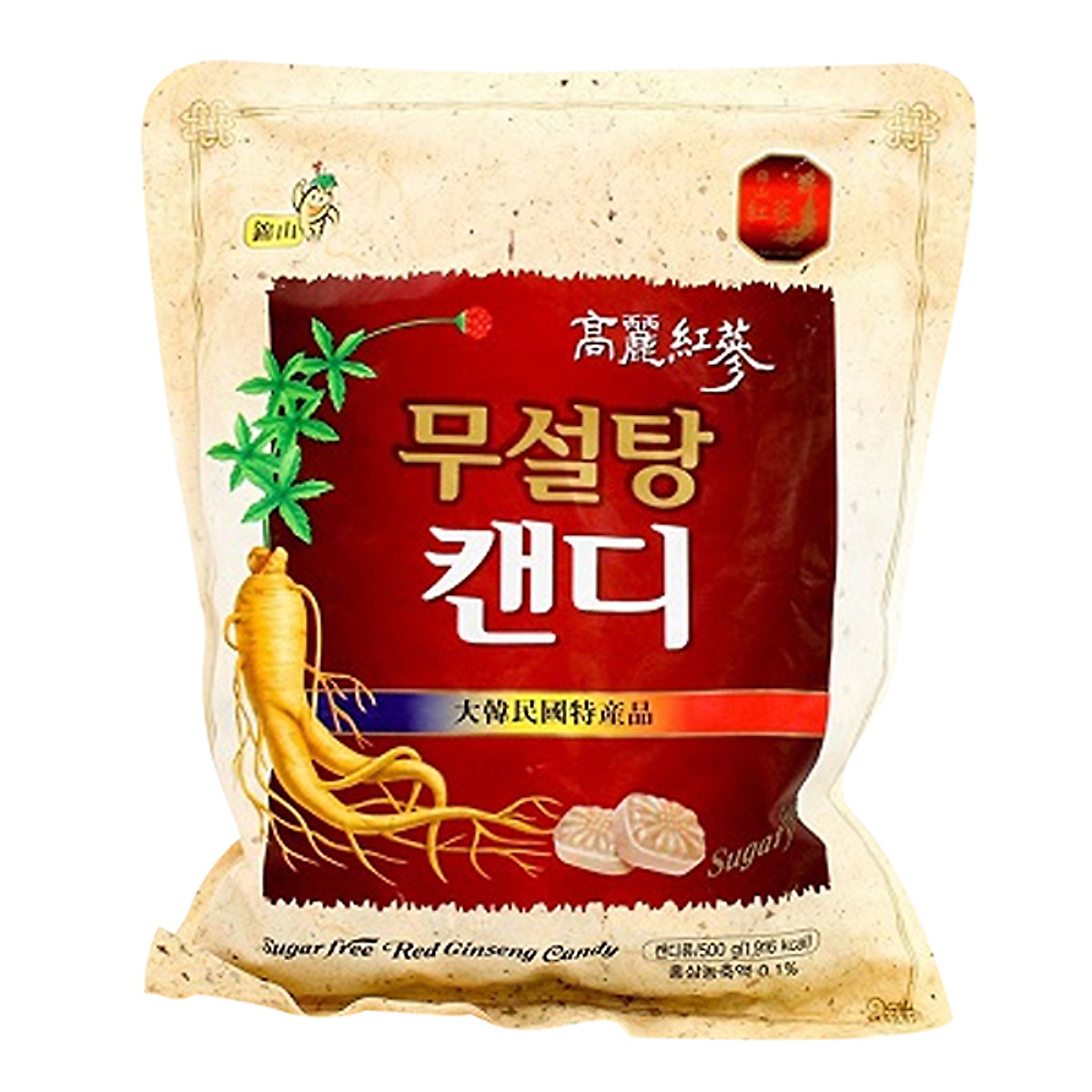 Kẹo sâm Hàn Quốc không đường 500g