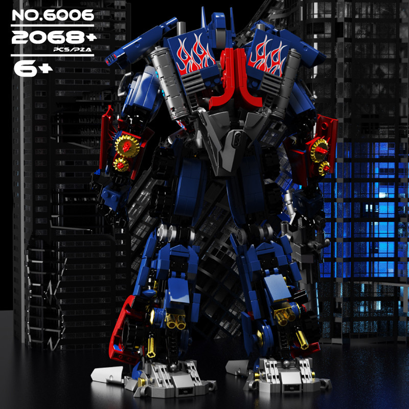 lắp ráp mô hình Super Transformers 6006 người máy Optimus Mars