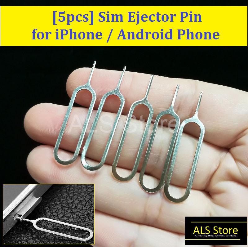 [5pcs] Sim Card Tray Ejector Pin / Sim Card Ejector Tools Suitable For