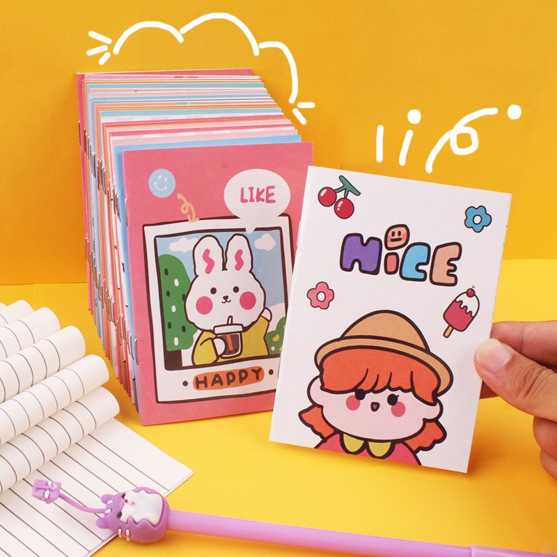 Sổ Tay Mini, Sổ ghi chép mini 32 Trang 12cm*8.5 cm