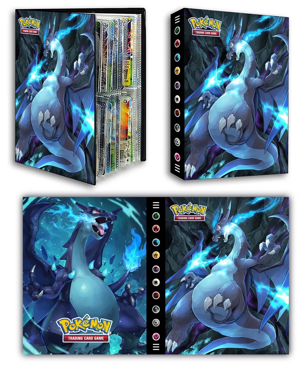 New Pokemon Card Book Card Storage Album Book Collection Card Bag Toy Map Collection Kids Birthday Gift 240Pcs