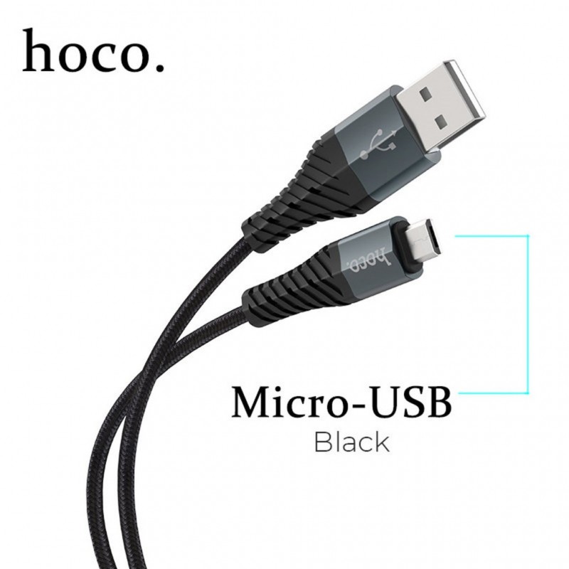 Cáp Sạc Nhanh Hoco X38 Cổng Micro 2.4A Dây Dài 1m