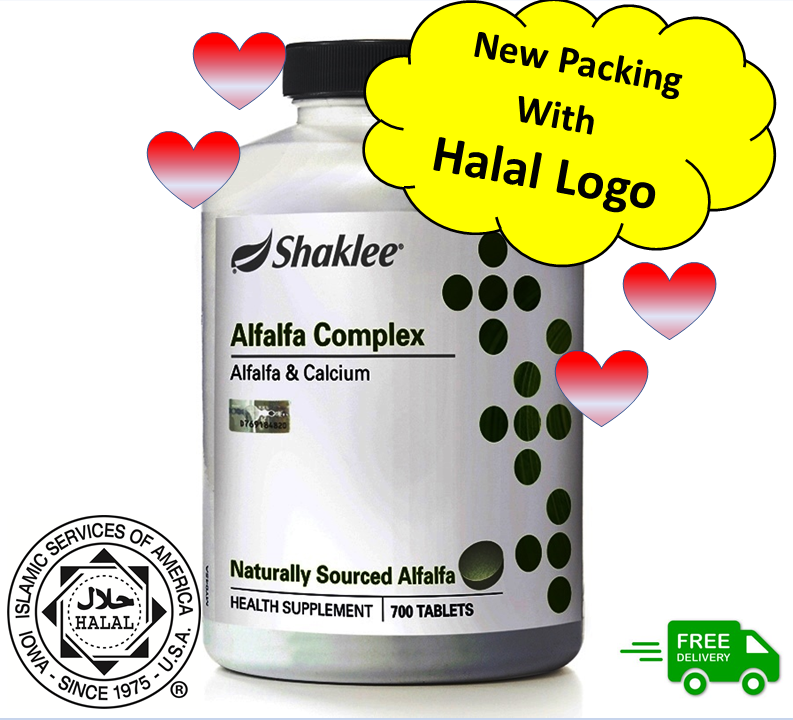 Shaklee Alfalfa Complex (L) With Calcium an AntiInflammatory (Exp Nov 2023) Lazada Singapore