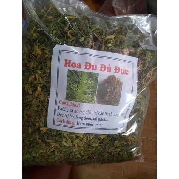 hoa đu đủ đực phơi khô