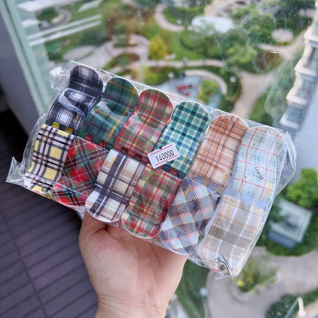 Kẹp càng cua bóng 3-5 răng đủ màu