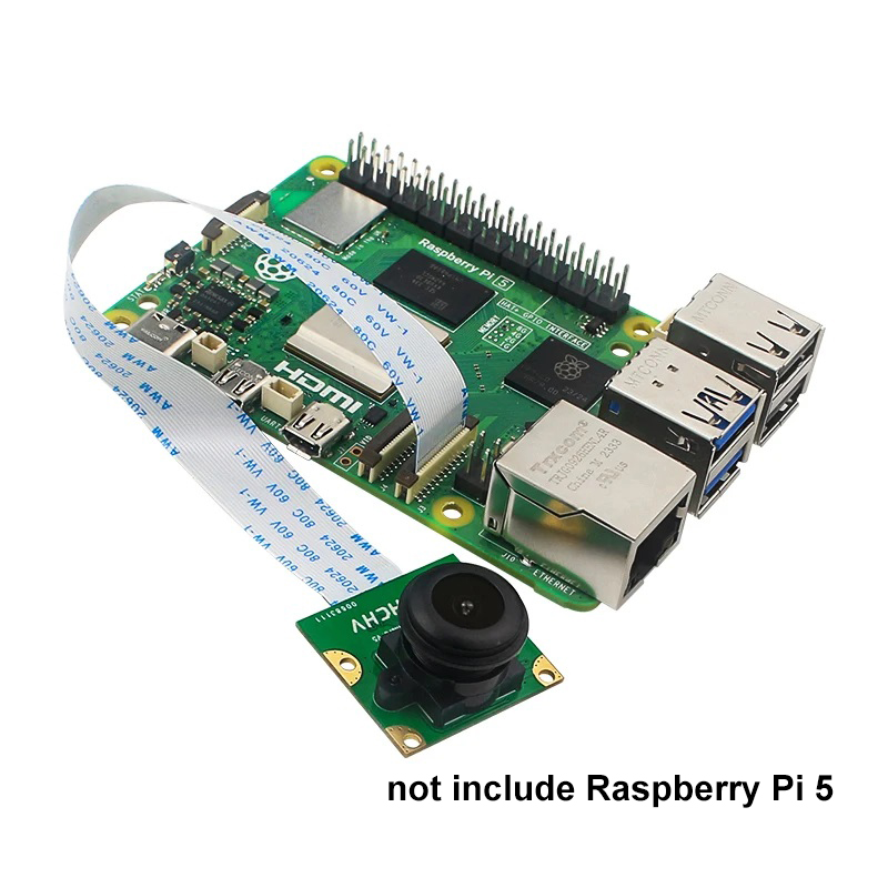 【Customizable】 8MP Camera Module for Raspberry Pi 5 IMX219 Sensor Webcam 77 / 130 / 200 Degree FOV Video Camera MIPI CSI Interface. 