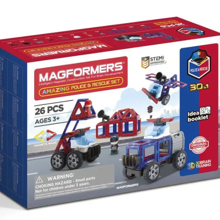 Magformers Amazing Police \u0026 Rescue Set 
