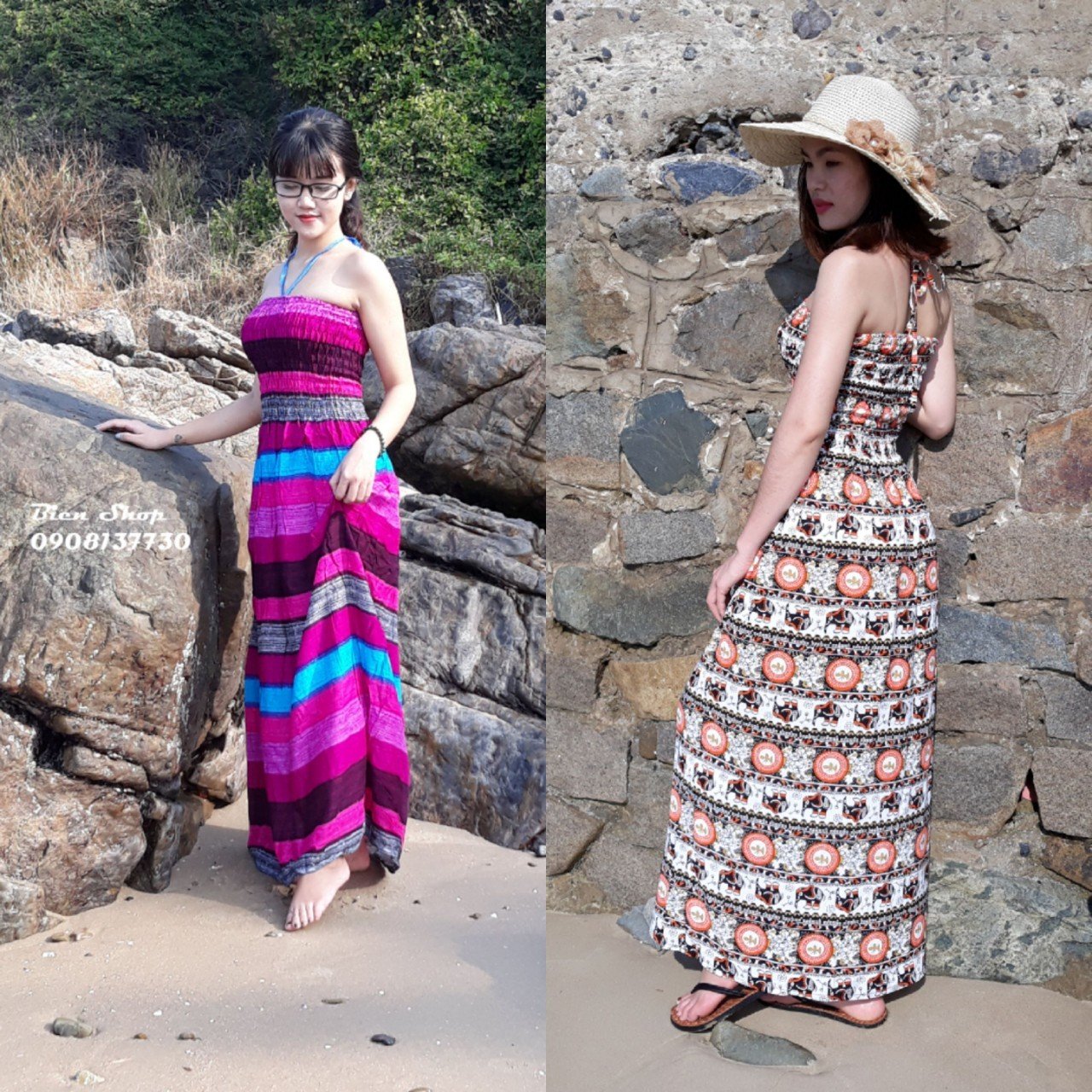 ĐẦM MAXI CÚP NGỰC