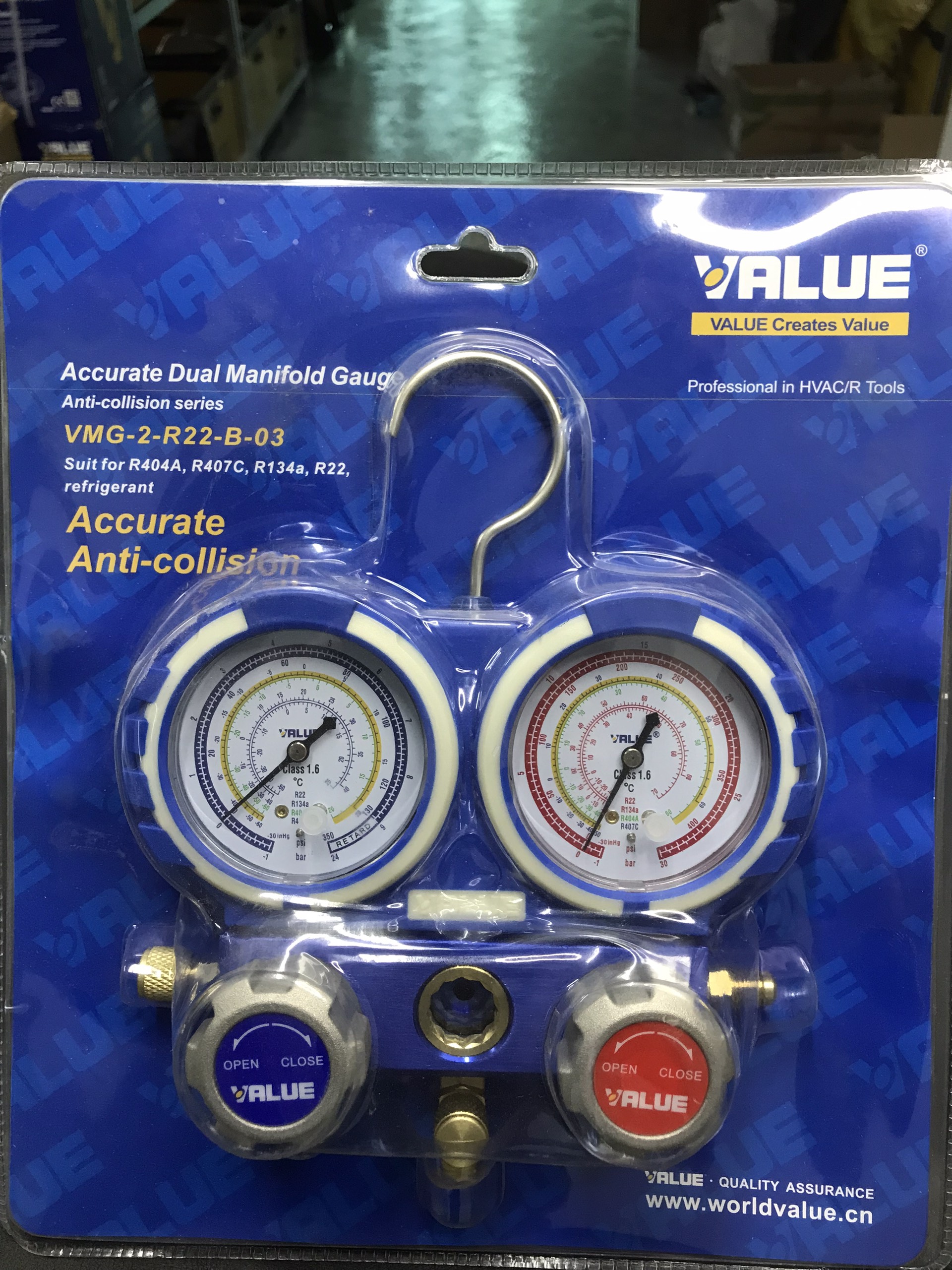 Đồng Hồ Gas Đôi VALUE Model VMG-2-R22-B-03 (Không Dây)