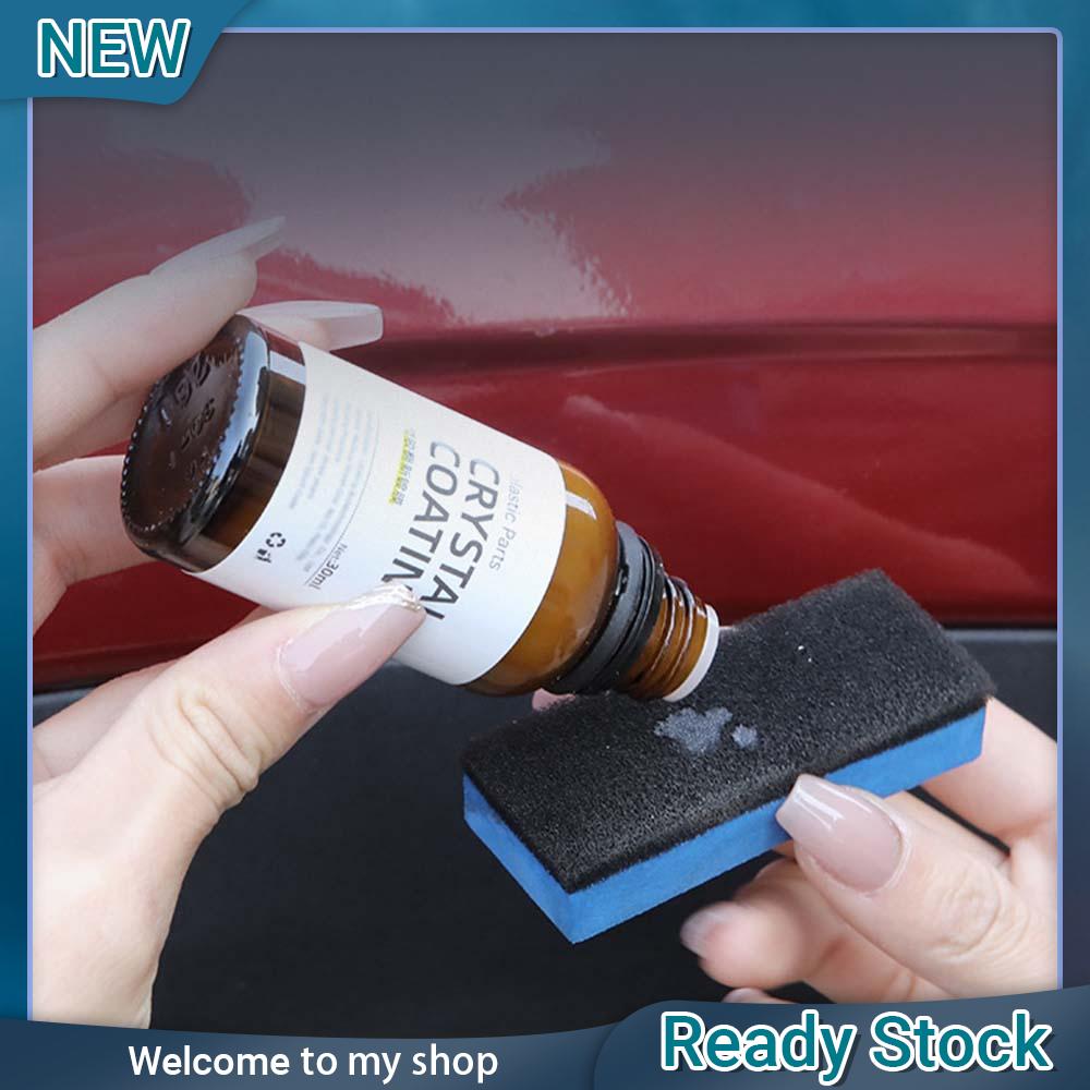 3Pcs Car Plastic Coating Agent 30ml Plastic Parts Crystal Coating