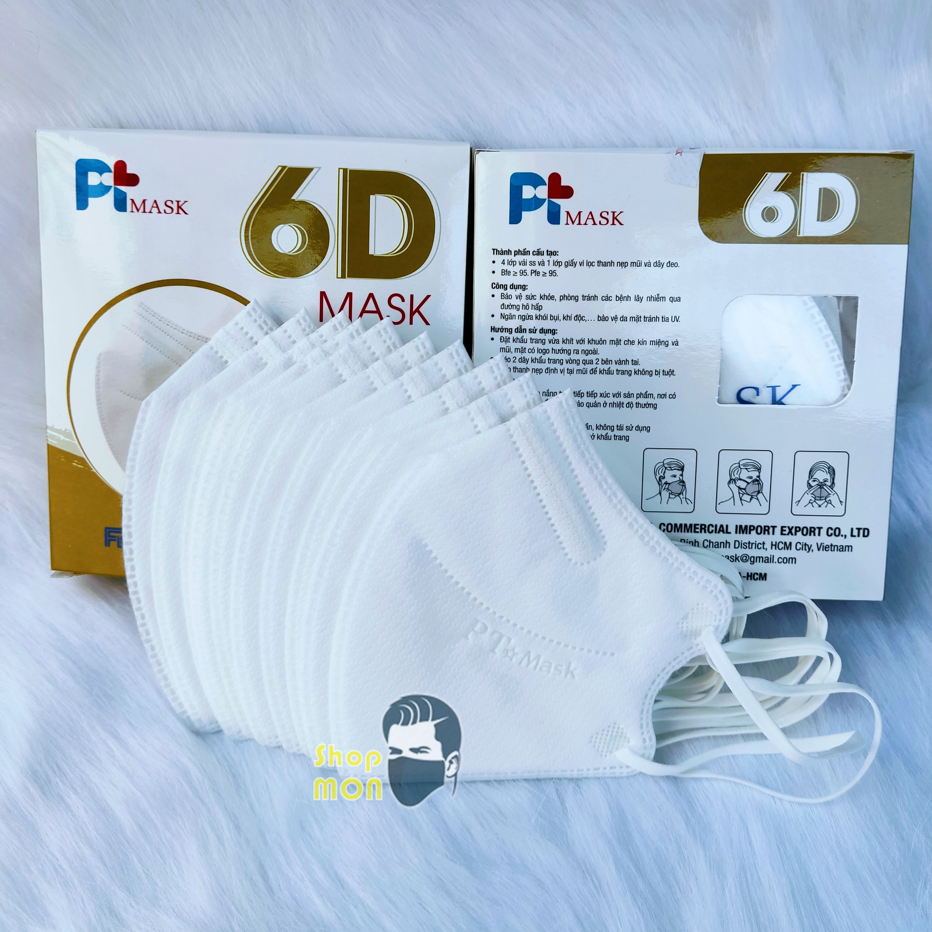 1 Thùng KHẨU TRANG 6D MASK PT 500 CÁI