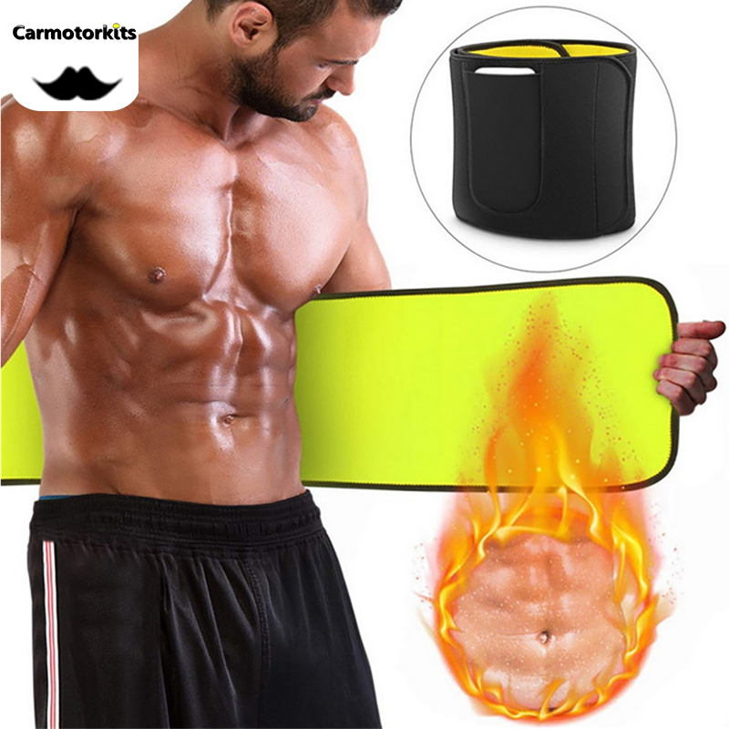 Men Women Abdominal Belly Belt Sport Sweat Belt Waist Support