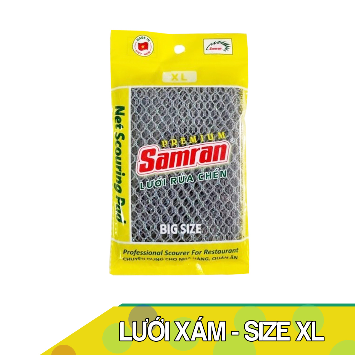 Lưới rửa chén SAMRAN siêu sạch, siêu bền - tùy chọn Size