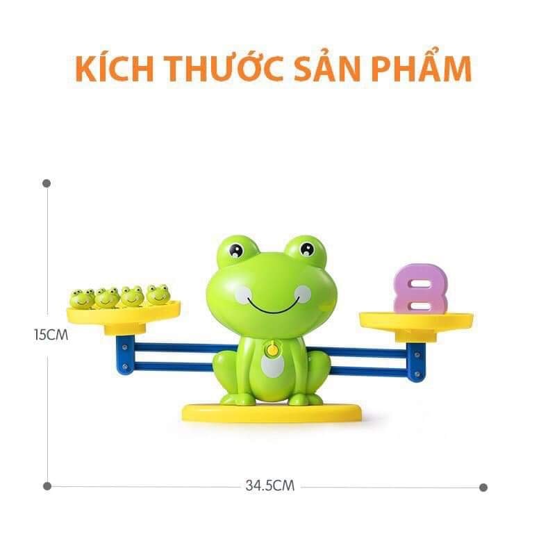 BỘ ĐỒ CHƠI ẾCH CÂN THĂNG BẰNG GIÚP BÉ HỌC TOÁN
