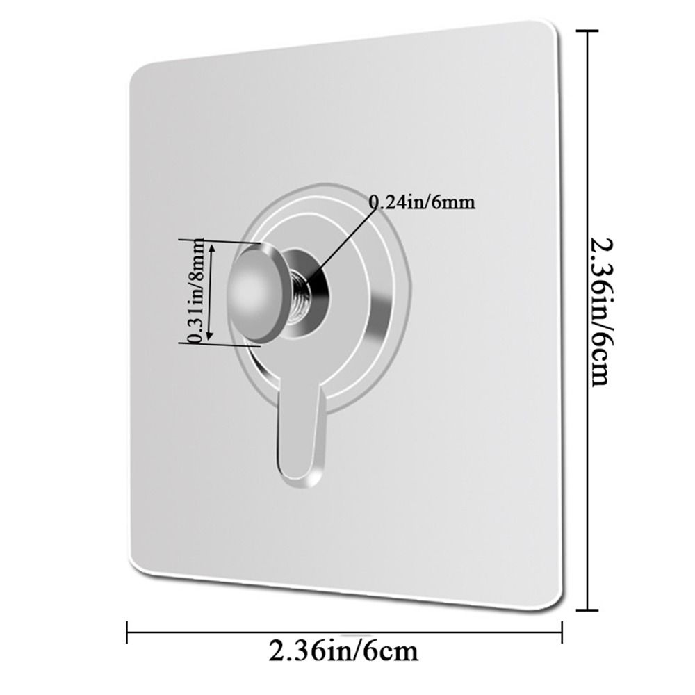 Yyour 10 cái đinh vít treo tường bằng nhựa đinh xuyên thấu không viền móc treo tường dán có thể tháo rời gắn tường không dấu vết dán nhà bếp