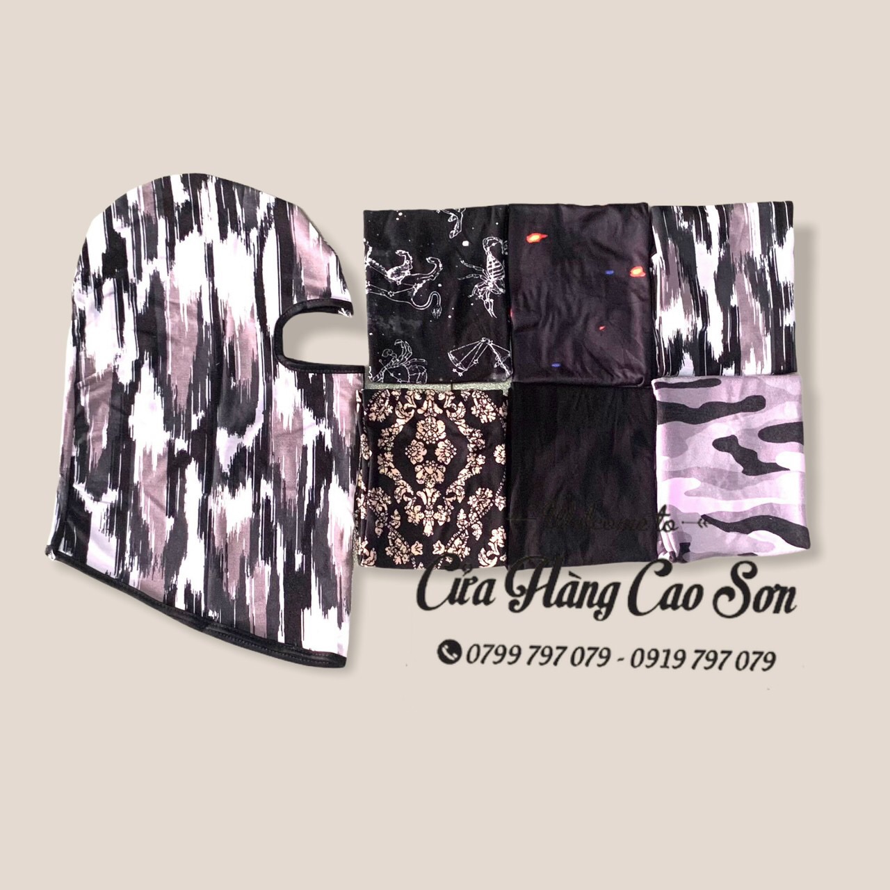 [HCM]Combo 5 cái khẩu trang NINJA cho nam( giao hình ngẫu nhiên)