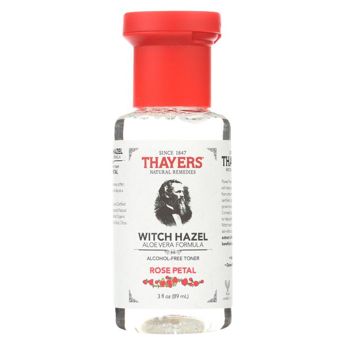 Nước hoa hồng Se Khít Lỗ Chân Lông Thayers Witch Hazel Toner Rose Petal 89ml size du lịch