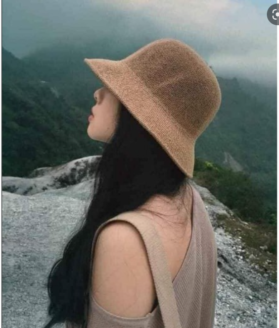 Nón mũ cói chữ M đi biển