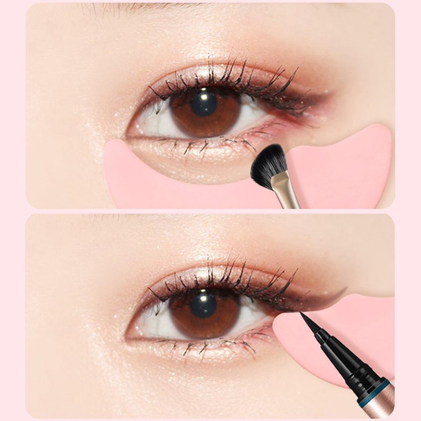 1 PC trang điểm vẻ đẹp mới Kẻ Mắt Eyeshadow Stencil mô hình mẫu công cụ tạo hình nhanh chóng Kẻ Mắt Eyeshadow Stencil