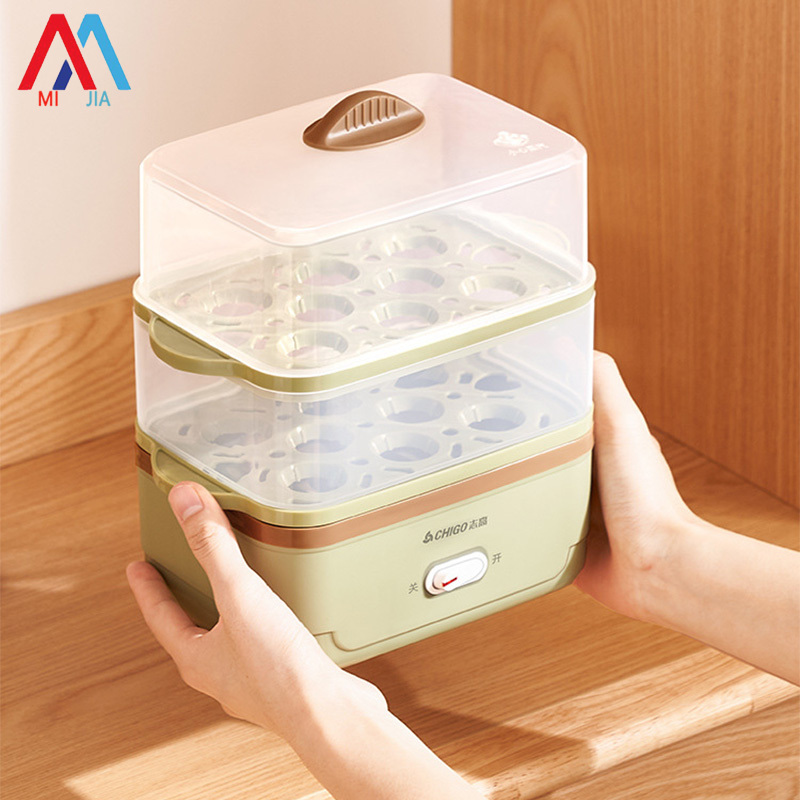 XIAOMIJIA Egg boiled egg steamer, Multifunctional automatic power off, home small mini dormitory egg breakfast machine wholesale