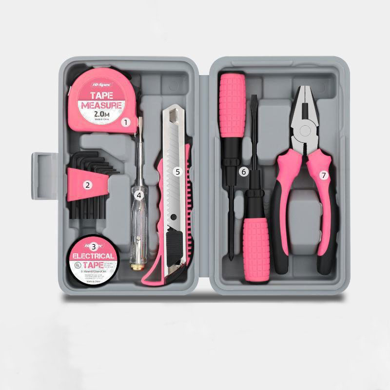 Household manual tool set, electrical maintenance tool set, household multifunctional car combination toolbox set