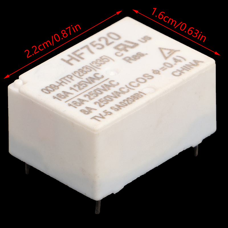 5 Pin 5V /6V /9V /12V /24V T73 PCB Relays 15A 125VAC Small High Power ...