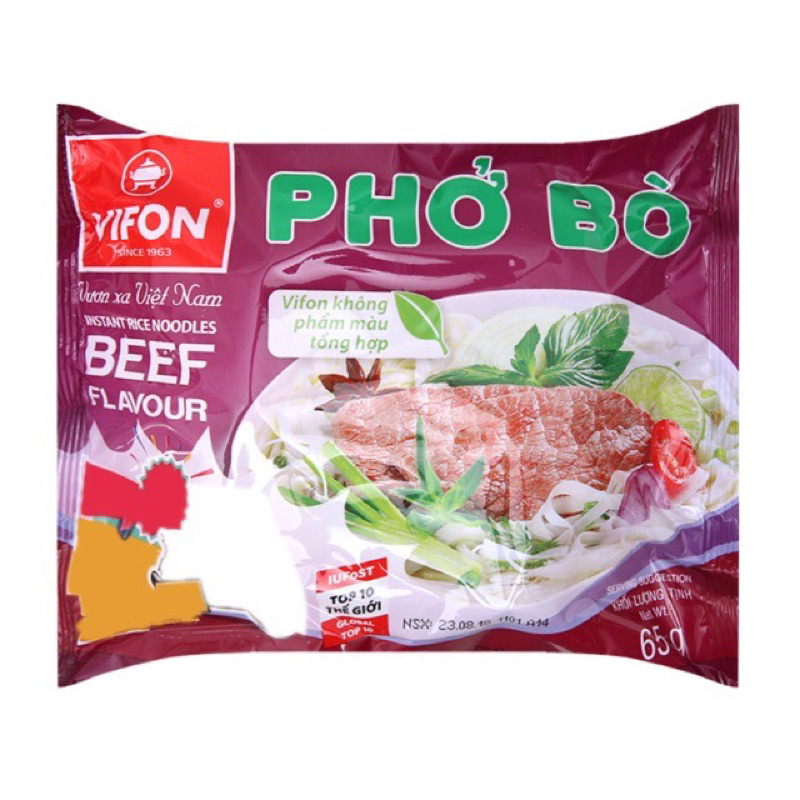 Phở bò Vifon thùng 30gx65g