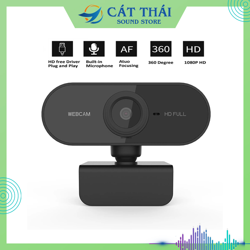 Webcam học online gọi video call JD101 FULL HD 1080P cổng kết nối USB cắm