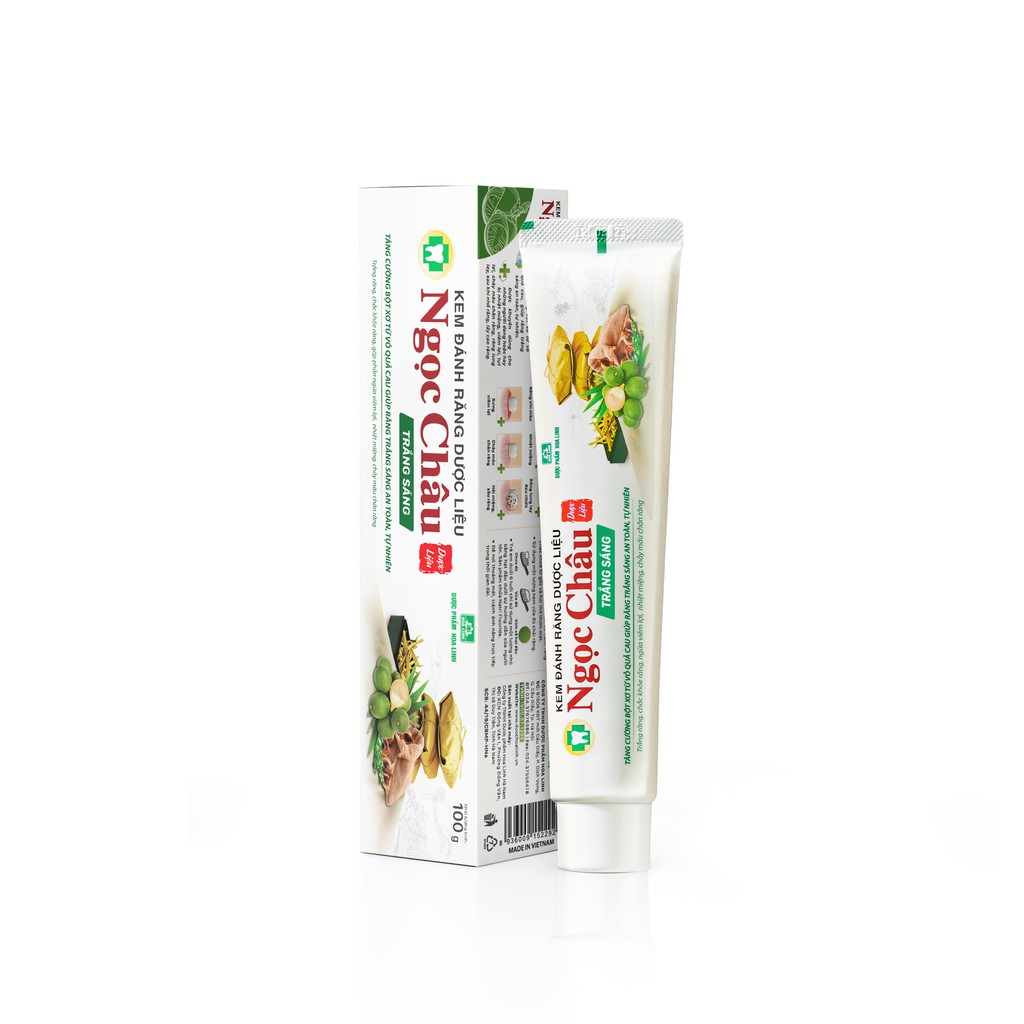 Kem đánh răng dược liệu ngọc châu trắng sáng