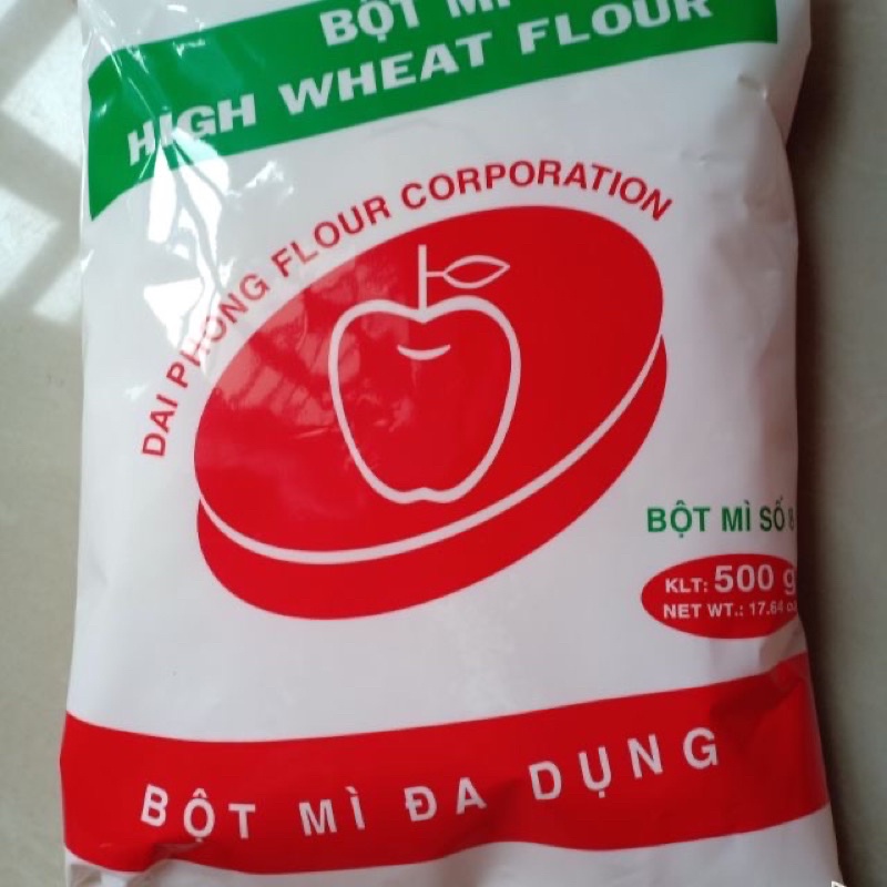 Bột mì đa dụng trái táo đỏ 500gr/1kg