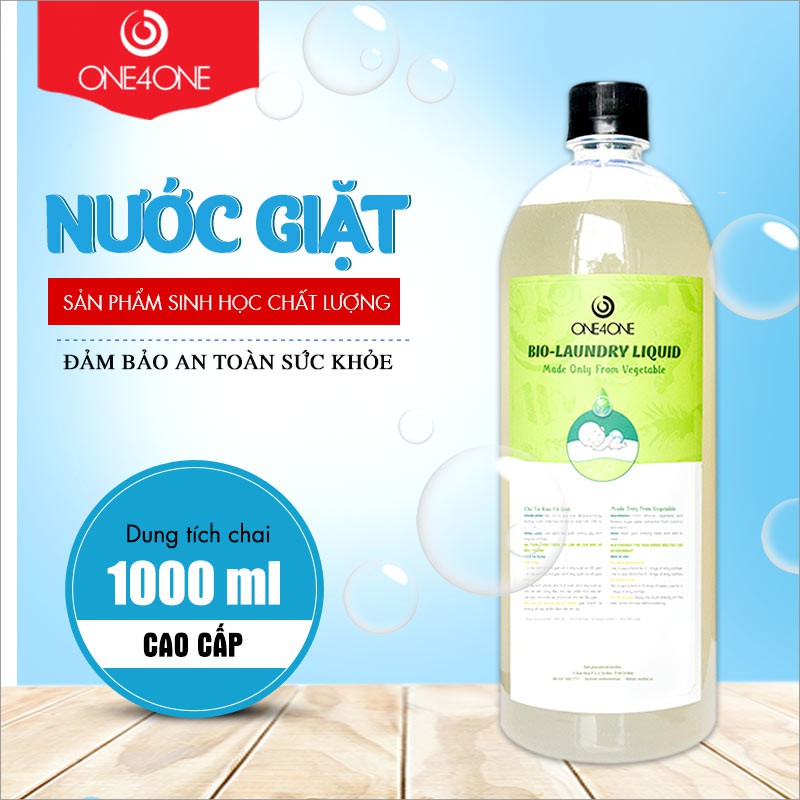 NƯỚC GIẶT SINH HỌC ONE4ONE 1L, 4.9L