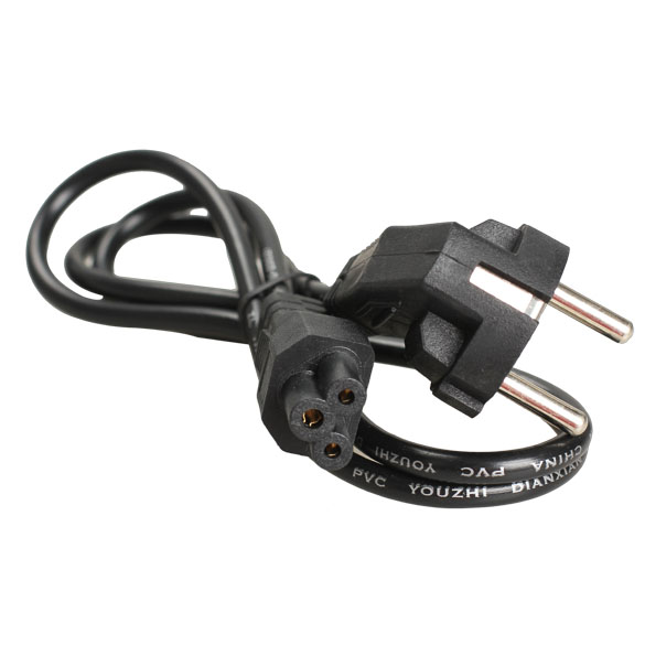 IEC320 C14 to C5 Power Cord 9.8ft IEC320 C14 Male to IEC320 C5 Female