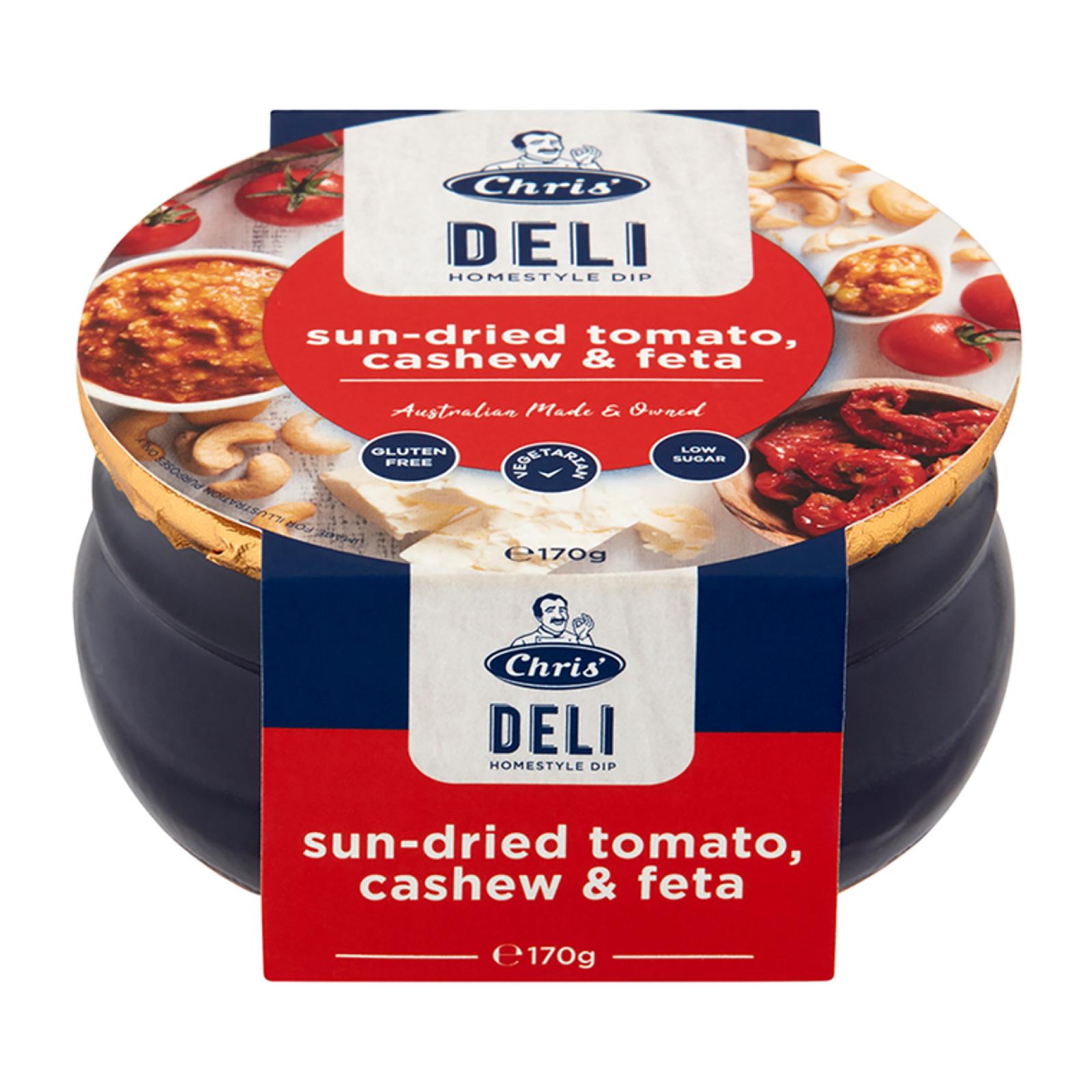 Chris' Deli Sundried Tomato Cashew And Feta Dip Lazada Singapore