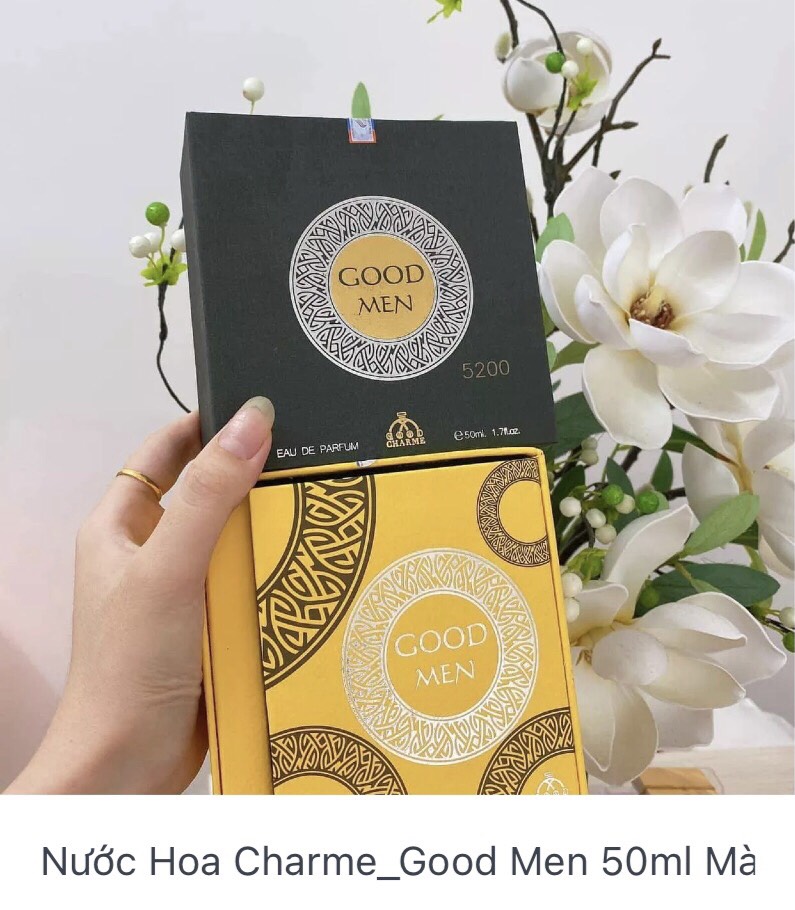 Nước Hoa Charme_Good Men 50ml Màu Vàng