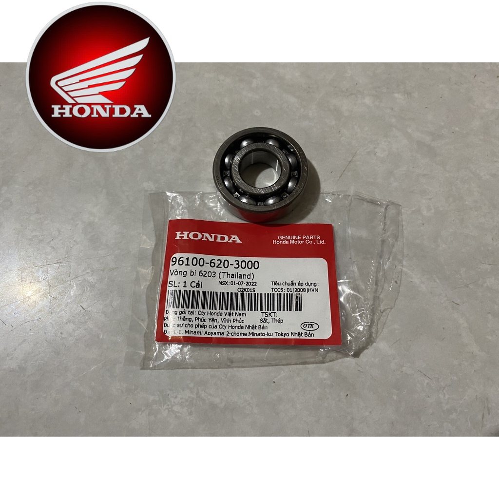 Vòng bi 6203 không nắp  Honda (961006203000)