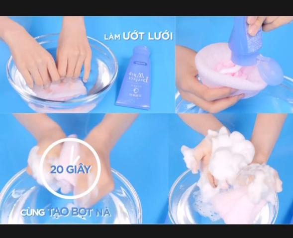Lưới tạo bọt cao cấp rửa mặt Senka