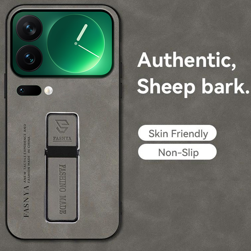 For Xiaomi 17 17 Pro Max Phone Case Fluff Luxury Sheepskin Silicone Soft TPU Anti-knock Kickstand for Xiaomi 17 Cover casing HP.