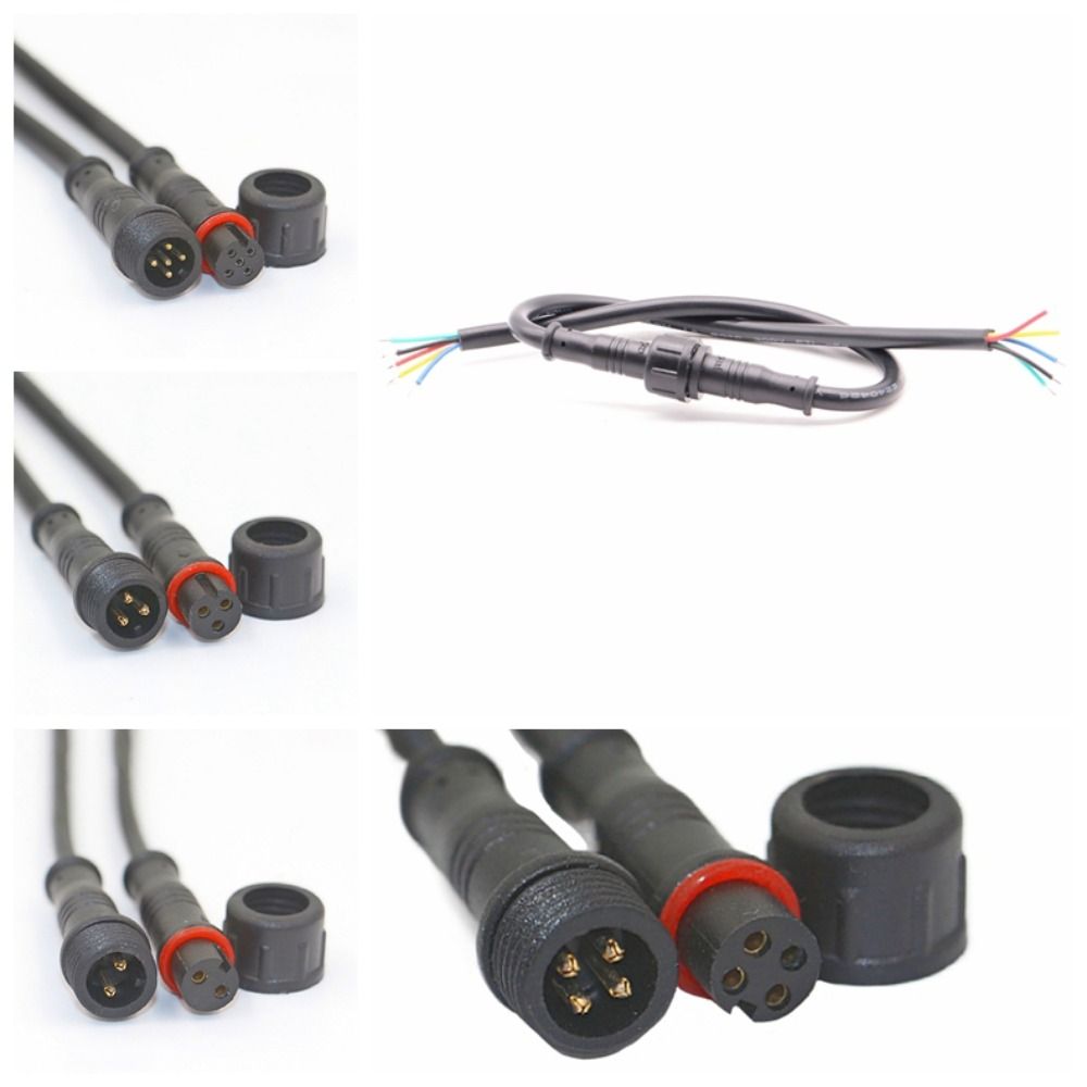 Cable Wire Plug led Connector Led Waterproof Cable Connector Male to ...
