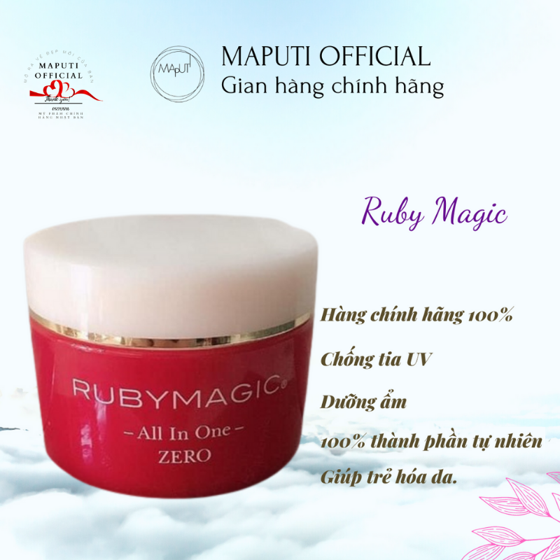 Kem chống nắng Ruby Magic, Kem dưỡng ẩm, kem dưỡng da ngày đêm 5 trong 1 Nhật Bản