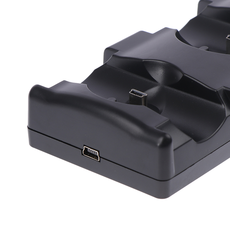 【Booming】 USB Dual Charger Station For PS3 Controller Joystick Powered Charging Dock Gampad Navigation.